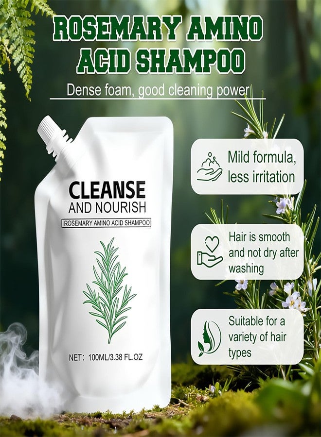 Grospe Rosemary Amino Acid Shampoo，Hair Regrowth Shampoo for Women and Men Hair Loss，Reduce Frizz, Strengthen Hair Roots, Cleanse and Nourish the Scalp，3.38 Fl OZ - Image 5